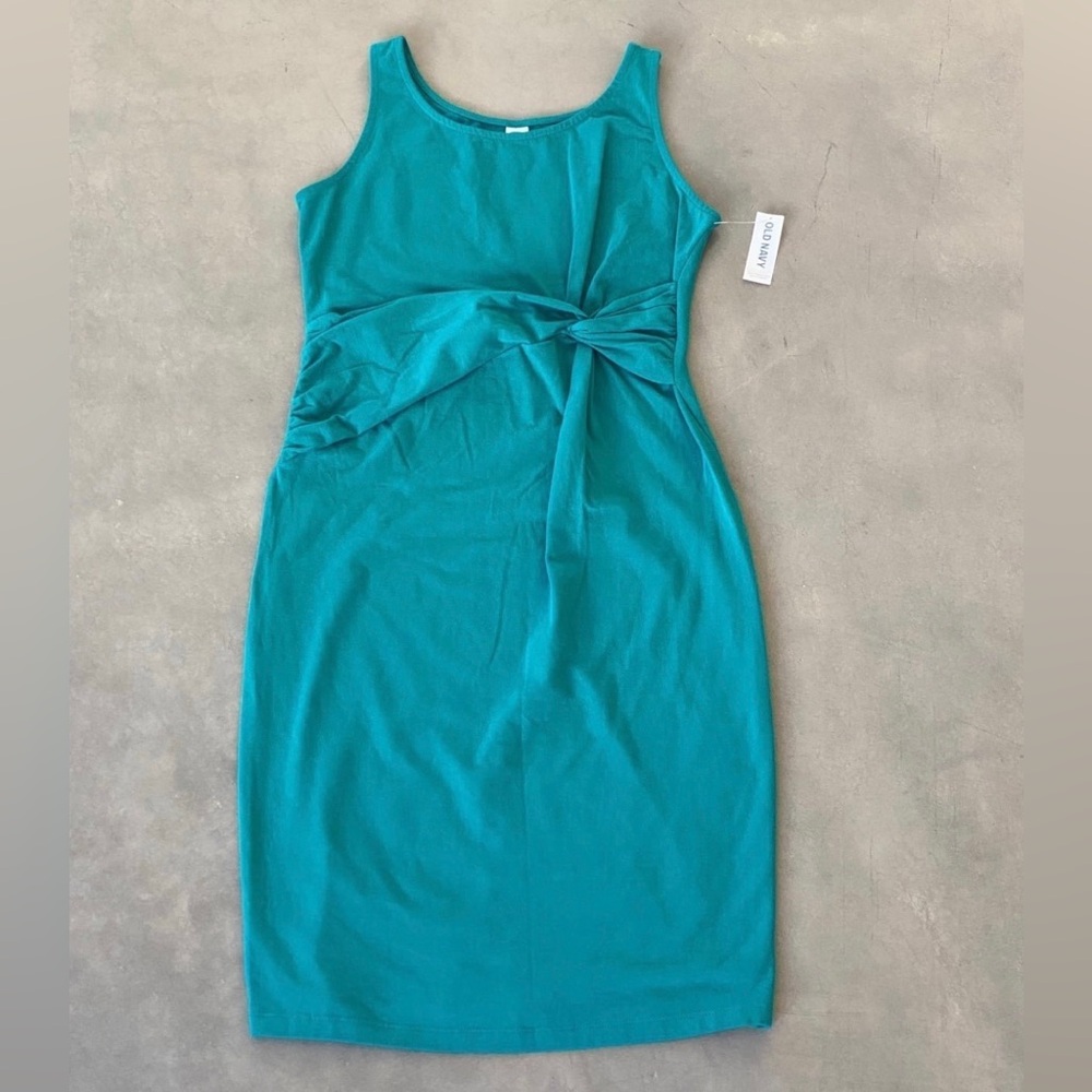 NWT Old Navy Green Sleeveless Tank Dress Size XS